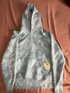 Jordan x J Balvin Hoodie Blue Size Medium Lightly Used - Picture 1 of 5