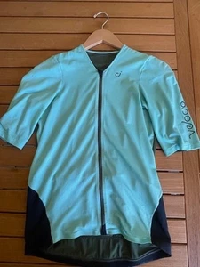 VELOCIO Cycling Mens Lite Green/Black Large Jersey - Picture 1 of 3