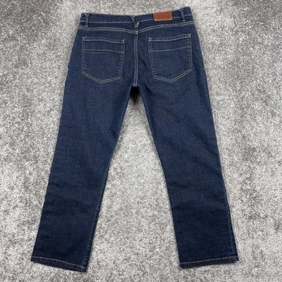 Raleigh Denim Workshop Jeans Men’s 36x28.5 Jones Dark Wash Zip Fly USA Made - Image 1 of 4