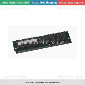 MT8D132M-6 X Micron 4MB Simm Non Parity EDO - Picture 1 of 1
