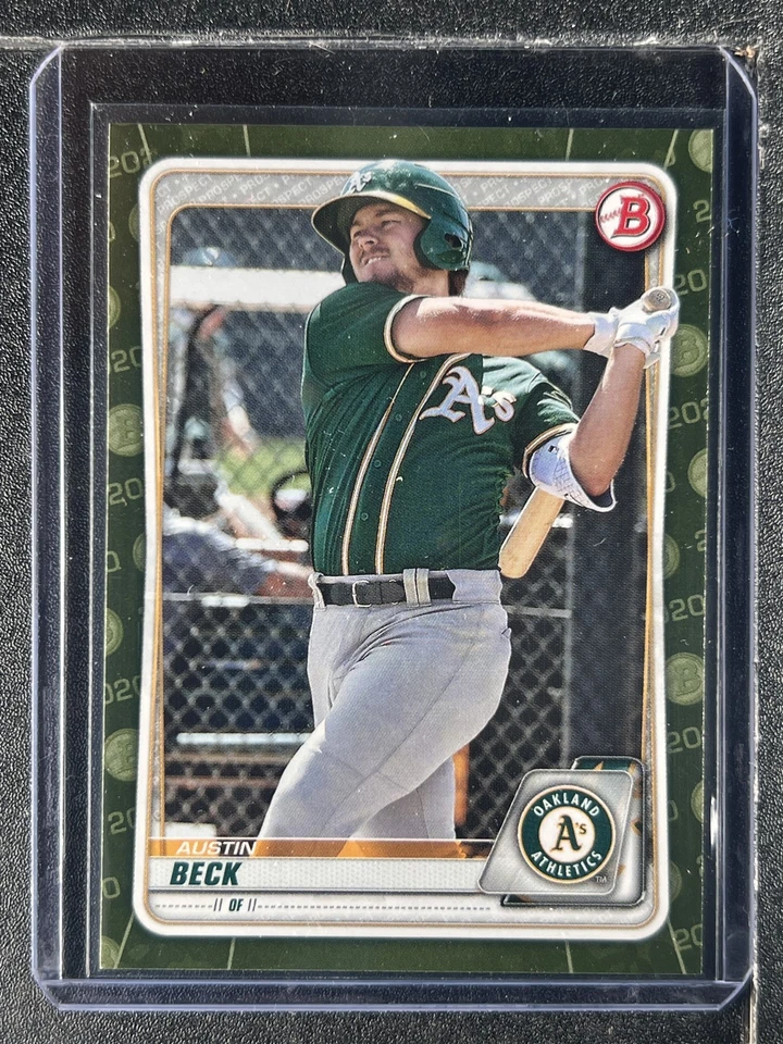 Beck, Austin - 2020 Bowman Prospect - Camo - Image 1 of 1