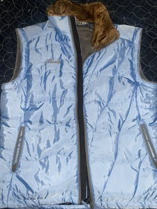 Chaleco Dutch Harbor Gear Piel Sintética Azul Talla L Alaska Excelente Estado - Imagen 1 de 7