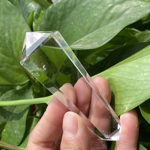 56G Natural Clear Crystal Obelisk Quartz Crystal Double Point Wand Reiki 85MM - Picture 1 of 7