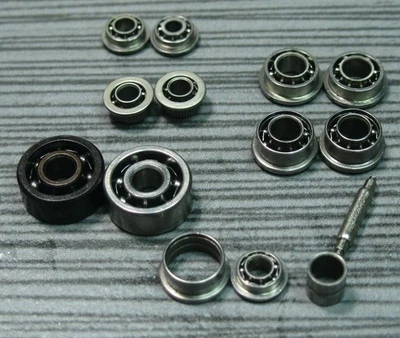 1960-е ТРАССОВАЯ АВТОМОДЕЛЬ BB фланцевые шарикоподшипники лот 5pr ВИНТАЖ 1/24 - Изображение 1 из 4