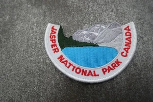 Jasper National Park Canada Woven Cloth Patch Badge (L90S) - Picture 1 of 2
