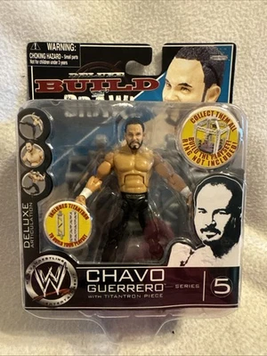 Figura de acción WWE Wrestling Deluxe Build N' Brawl Series 5 Chavo Guerrero CT 1 Foto 1 de 4