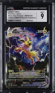 Pokemon Jolteon VMAX SWSH184 SWSH: Sword & Shield Promo Cards Holo CGC 9 - Picture 1 of 2