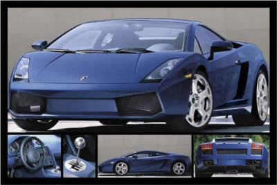 STUDIO B Lamborghini Gallardo Poster 36" x 24"