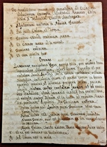 BENEDIZIONE DEI FANCIULLI MANOSCRITTO SETTECENTO - Picture 1 of 2