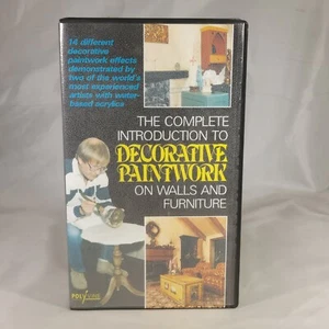 The Complete Introduction To Decorative PaintWork on Walls & Furniture on VHS - Picture 1 of 4