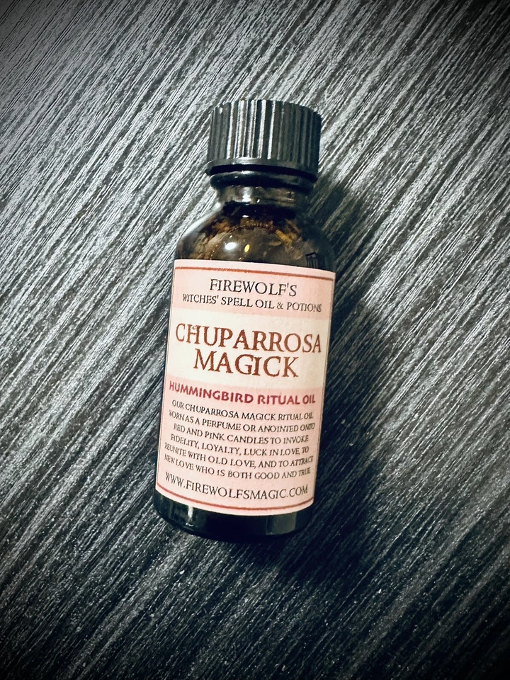 Ритуальное масло чупарроса магия (колибри) колдовство, худу, ручная работа, викка - Изображение 1 из 1
