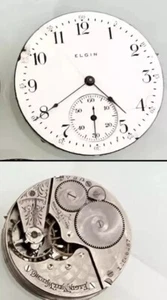 Vintage Watch ELGIN Dial & Movement 7 Jewels For Restoration Watch Collectors - Picture 1 of 3