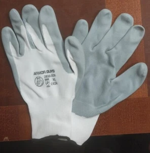 Guanti di sicurezza calibro 13 fodera nylon bianco schiuma nitrile palmo rivestito TG XL 2806-008 - Foto 1 di 2