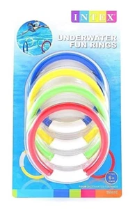 INTEX 55501 Dive Rings Underwater Pool Fun Ring Swimming Training Water Toy NEW - Picture 1 of 6