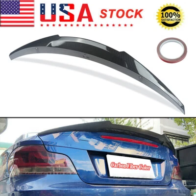 Carbon Fiber Look Duck Bill Trunk Spoiler For BMW 1 Series E82 Coupe 2008-2013 Foto 1 de 4