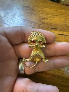 Broche prendedor vintage raro Pauline Rader Lion Cub - Imagen 1 de 15