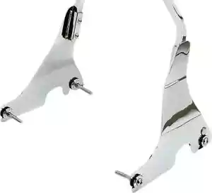 HARDDRIVE Rigid Sissy Bar Side Plates Chrome  820-2204 - Bild 1 von 3