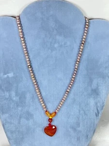 Cultured Freshwater pearl Fashion Jewelry choker /Necklace/Pendant 17”/ 6 mm - Picture 1 of 3