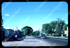 Sl76 Original Slide 1950'S Red Kodachrome Augusta Maine Street Scene Cars 191A