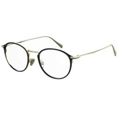 LEVI'S LV-5001 146 GAFAS PARA HOMBRE NEGRO MATE DORADO 50/20/145 Foto 1 de 4