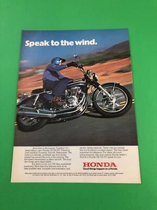 1975 1976 CB 750 ORIGINAL VINTAGE PRINTED PRINT AD ADVERTISEMENT - Bild 1 von 1
