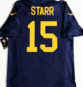PRO-NWT-44 BART STARR GB PACKERS 1929 THROWBACK AUTHENTIC NFL MEN NIKE JERSEY - Picture 1 of 5