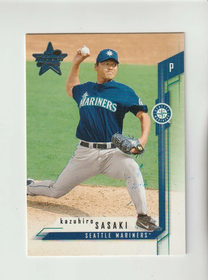 2001 Leaf Rookies &Stars #99 Kazuhiro Sasaki RC, Yokohama Bay Stars - Image 1 of 1