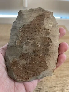 Raspador de hacha de mano grande tomó artefacto indio nativo americano - Imagen 1 de 6