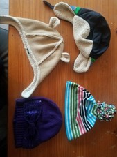 •Lot Of 4• kids girls/boys winter hats Carter, Old Navy & Ll Bean Size Sm/Med