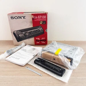 NUEVO Reproductor de discos CD compacto Sony CDX-GT130 FM/AM estéreo para automóvil SIN control remoto Nuevo de Lote Antiguo - Imagen 1 de 13