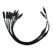 Signstek Y Branch Mc4 Solar Panel Adaptor Cable Connector (1, M/Ffff and F/Mm.