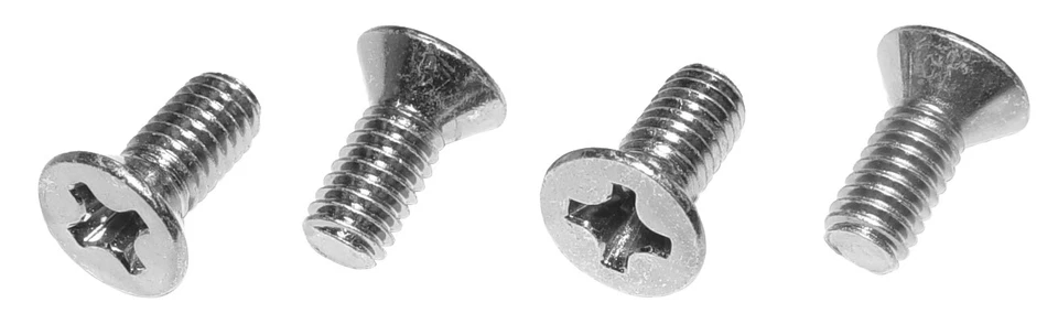 Ford Bronco 1966 1967 1968 1969 4 piezas puerta golpeador placa tornillo kit 64-12470 Foto 1 de 1