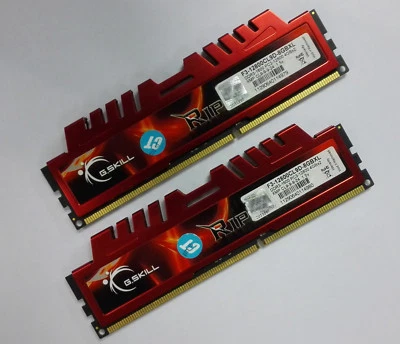 G.SKILL RipjawsX 8GB / 2x 4GB DDR3 1600 Desktop RAM F3-12800CL9D-8GBXL DIMM - Image 1 of 4