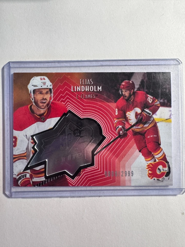 K319,724 - 2021-22 Upper Deck SPx Finite #SF7 Elias Lindholm #/2999 - Image 1 of 1