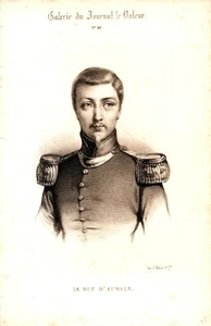 HENRI PHILIPPE LOUIS D'ORLEANS, DUC D'AUMALE 1840's original lithograph - Picture 1 of 1