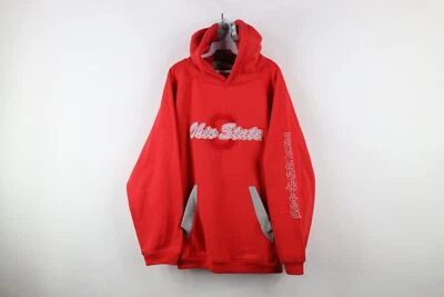 Sudadera con Capucha Roja De Colección Años 90 Starter Para Hombres XL Deletrear Universidad Estatal de Ohio Foto 1 de 4