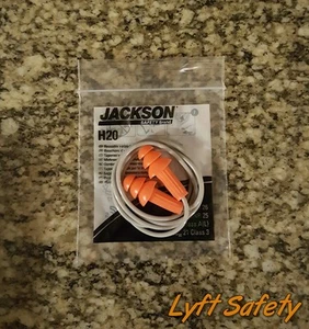 Kimberly-Clark Jackson H20 Reusable Ear Plugs Corded Orange Noise Reduction 26 - Picture 1 of 3