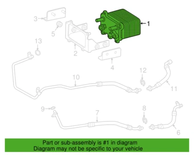 Mercedes Benz G550 4X4 G63 AMG G65 AMG 2013-2021 Trans Cooler 1975000800 Foto 1 de 3