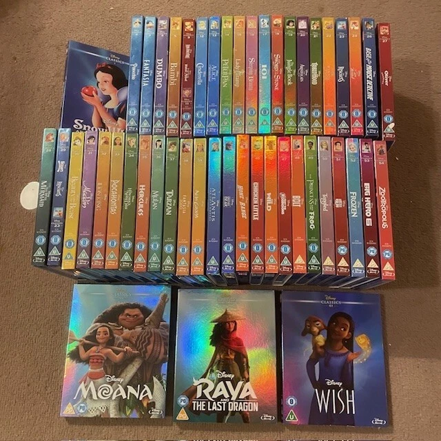 Walt Disney Pixar Classics BLURAY DVD Collection (+ Rare O Ring Covers) Blu Rays - Image 1 of 4