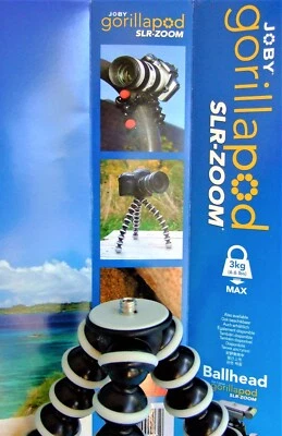 JOBY GorillaPod SLR-Zoom 3K Flexible Lightweight Tripod for DSLR/CSC Camera - Image 1 of 4