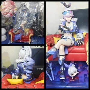 Statua Lupo Argento Honkai Star Rail Modello 23cm Action Figure Pvc Giocattolo da Collezione - Foto 1 di 12
