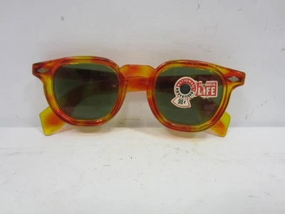 复古人造龟旅人风格太阳镜带原产地。 标签 — 第 1/4 张图片