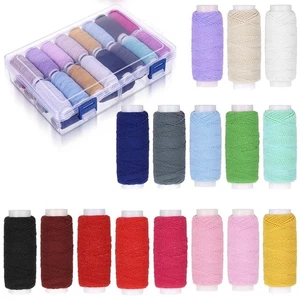 24PCS Elastic Thread 0.6mm Shirring Sewing Thread for Sewing Machine Quilting... - Picture 1 of 7