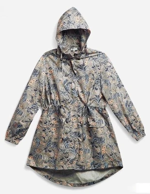 Vera Bradley Impermeable Empaquetable con Capucha " Rain Forest Toile" Talla Pequeña $70 Nuevo con Etiquetas Foto 1 de 4