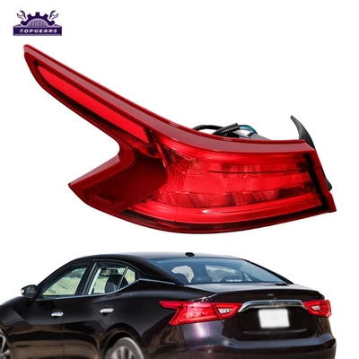 Clear Red Tail Light Left/Driver Side For Nissan Maxima 2016 2017 2018 Halogen Foto 1 de 4
