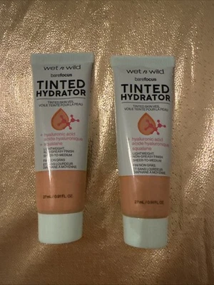 Lot of 2 Wet n Wild Bare Focus Tinted Hydrator Tinted Medium Deep New Sealed - Image 1 of 3