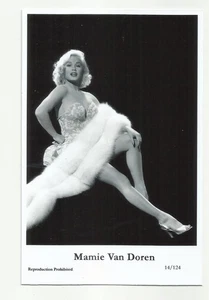 BX109) MAMIE VAN DOREN SWIFTSURE PHOTO POSTCARD (14/124) FILMSTAR PIN UP GLAMOR - Picture 1 of 1
