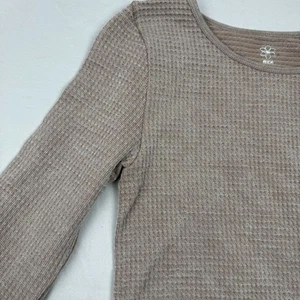 Camisa ajustada a forma de manga larga AURA para mujer color topo - XL/XXL - Imagen 1 de 7