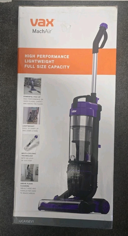 Vax Upright Vacuum Cleaner Mach Air UCA1GEV1 Bagless Corded Lightweight 820W - Image 1 of 1