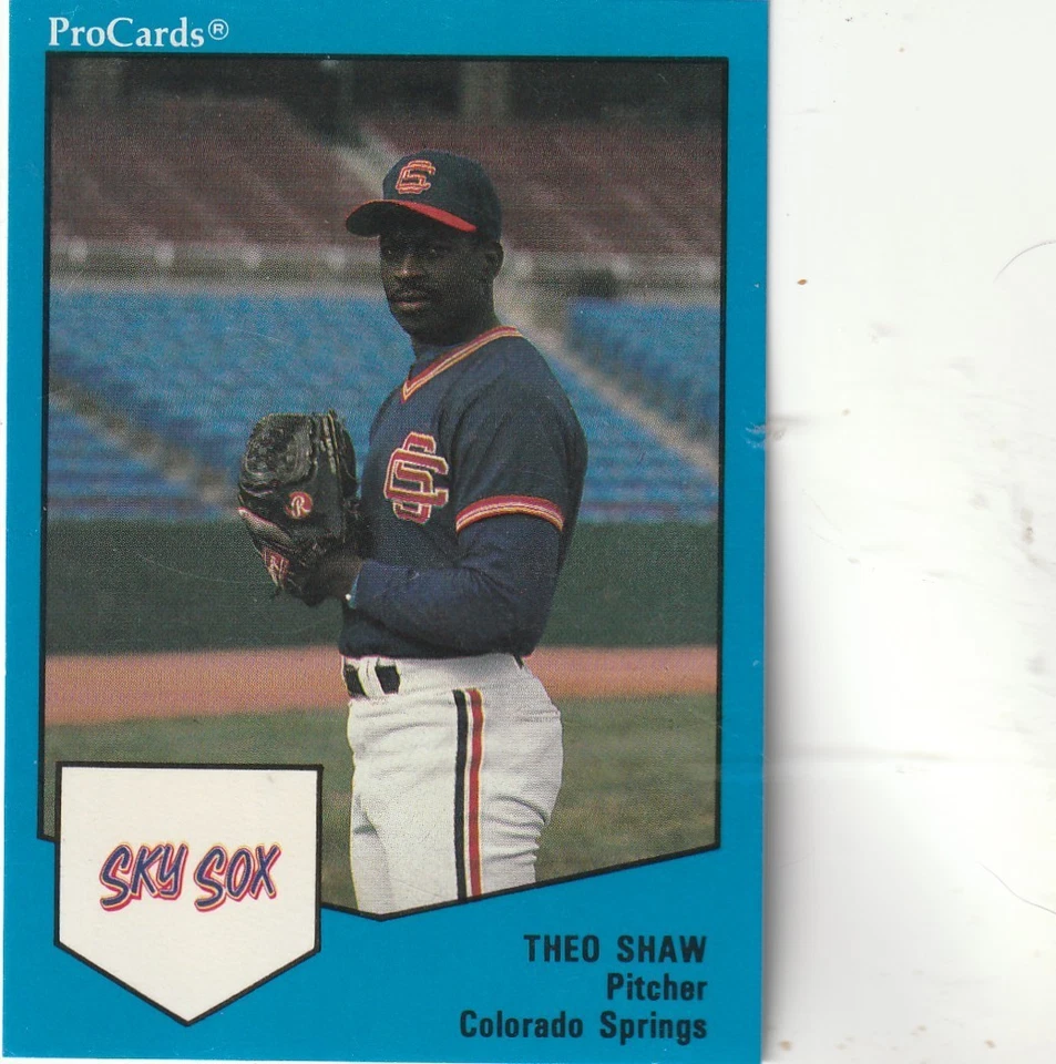 FREE SHIPPING-MINT- 1989 THEODORE SHAW  259  SKY SOX - Image 1 of 1